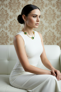 Green and Gold Necklace