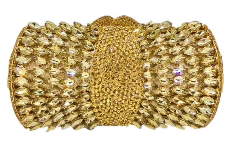 Gold Crystal Clutch