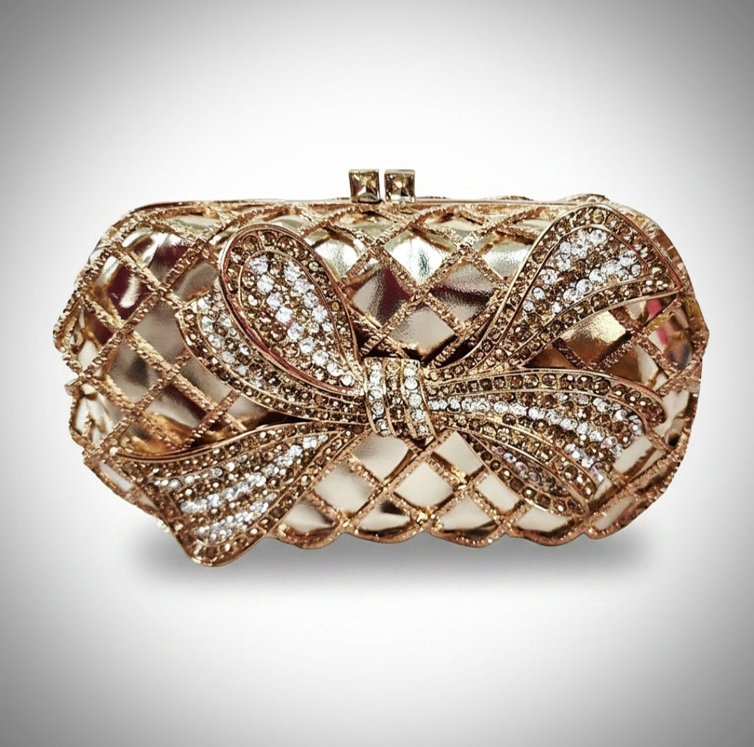 Gold Bow Clutch