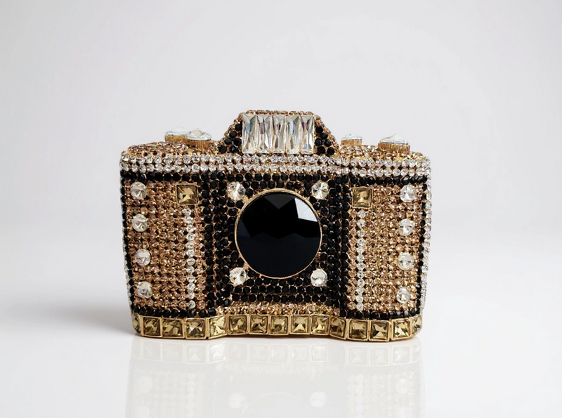 Crystal Camera Clutch