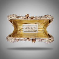 Gold Iridescent Snake Clutch