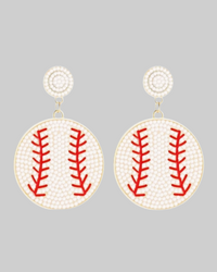 Baseball Earrings
