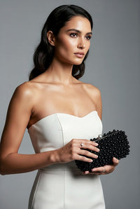 Black Bubble Clutch