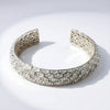 Sterling Silver Diamond Cuff Bracelet