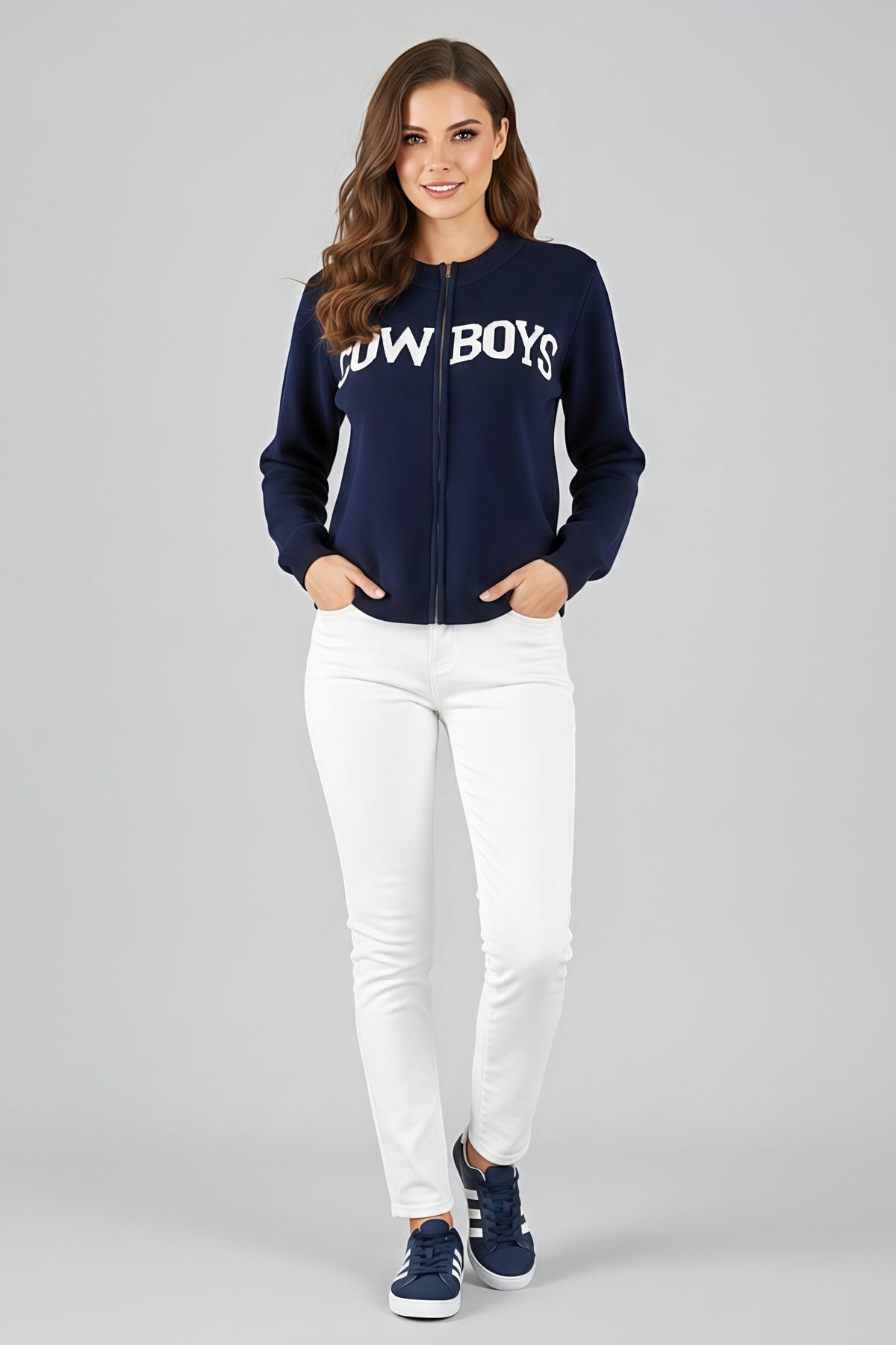 Dallas Cowboys Navy Knit Sweater