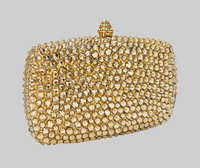 Gold Crystal Clutch