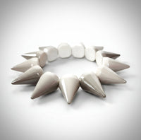 Gray Spike Bracelet