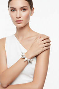 Gray Spike Bracelet