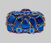 Royal Blue Crystal Clutch