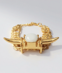 Hook'em Horns Gold Bracelet