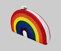 Rainbow Crystal Clutch