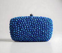 Blue Crystal Clutch