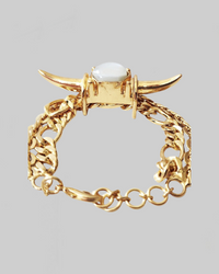 Hook'em Horns Gold Bracelet
