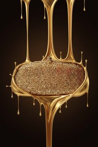 Gold Crystal Clutch