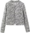 Silver Sequin Embellished Jacket