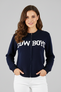Dallas Cowboys Navy Knit Sweater