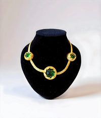 Green and Gold Necklace