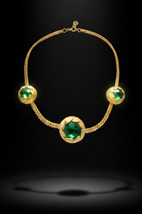 Green and Gold Necklace