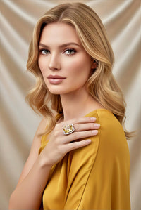 Sterling Silver Citrine Ring