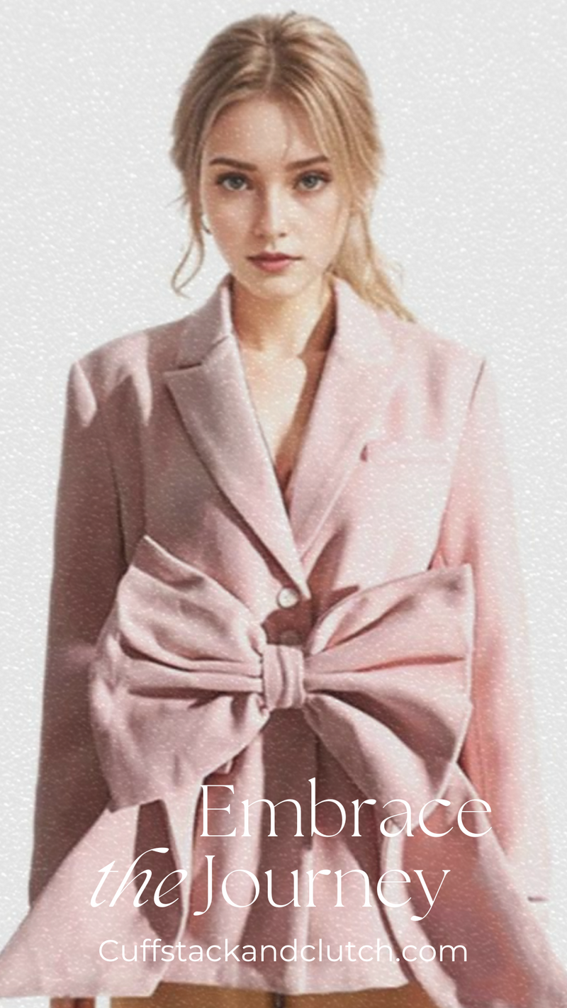 Pink Bow Coat