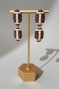 Football Dangle Earrings