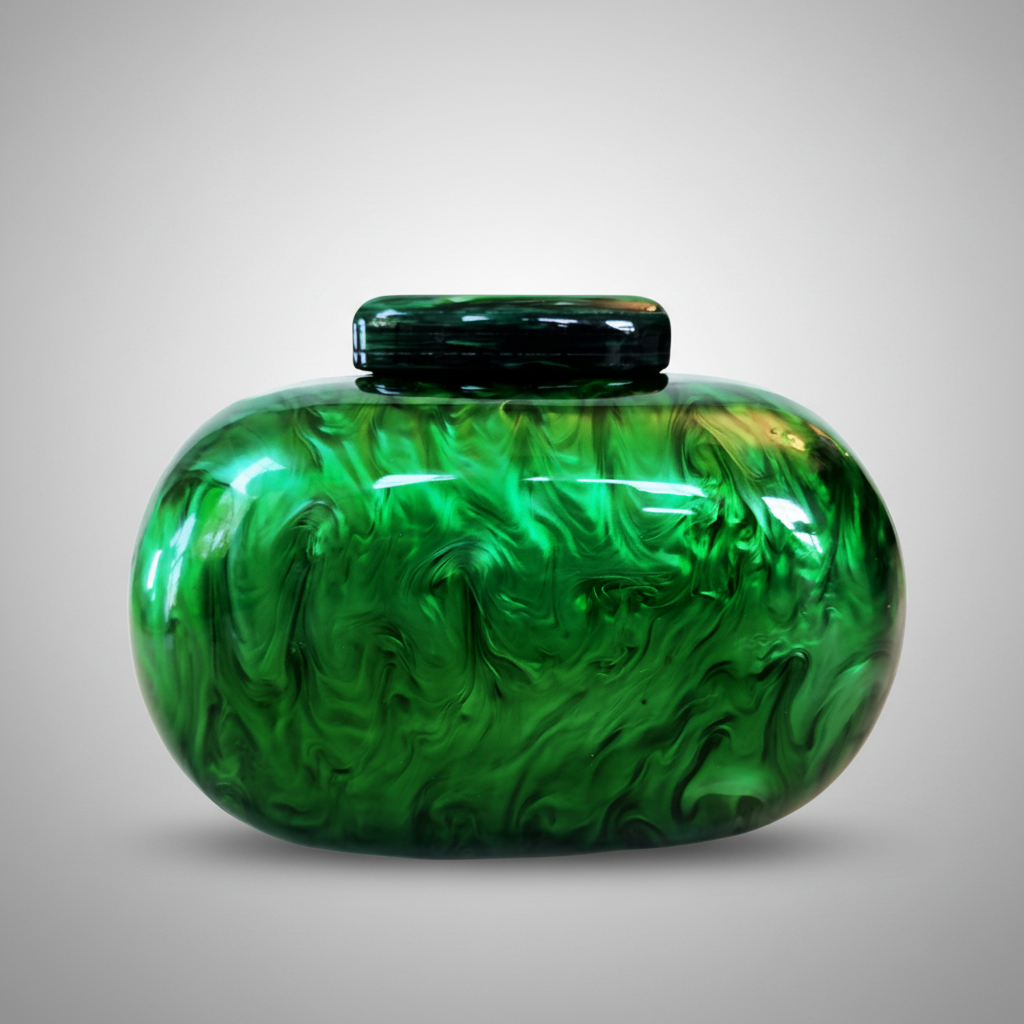 Green Resin Clutch