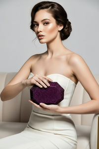 Purple Crystal Clutch
