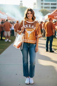 University of Texas Longhorns Sequin Shirt