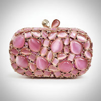 Pink Stone Clutch