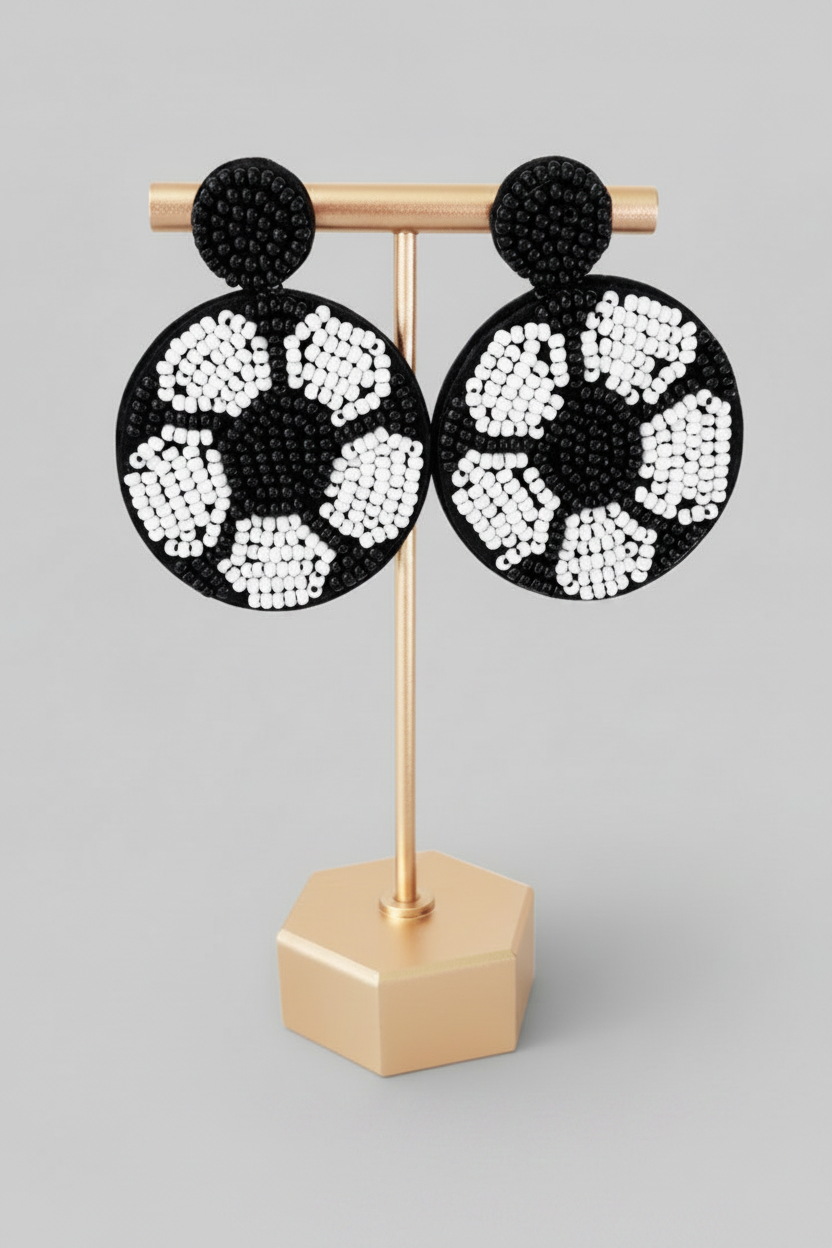 Soccer Earrings