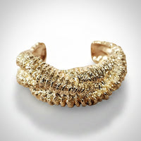 Gold Twist Cuff Bracelet