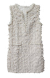 Ivory Tweed Mini Dress