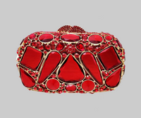 Red Crystal Clutch