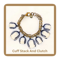 White Embellished Ball Bracelet