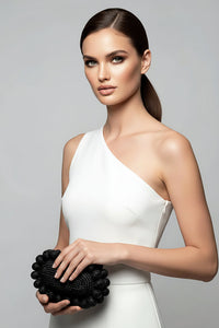 Black Ratan Clutch