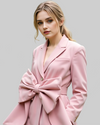 Pink Bow Coat