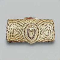 Gold Jeweled Clutch