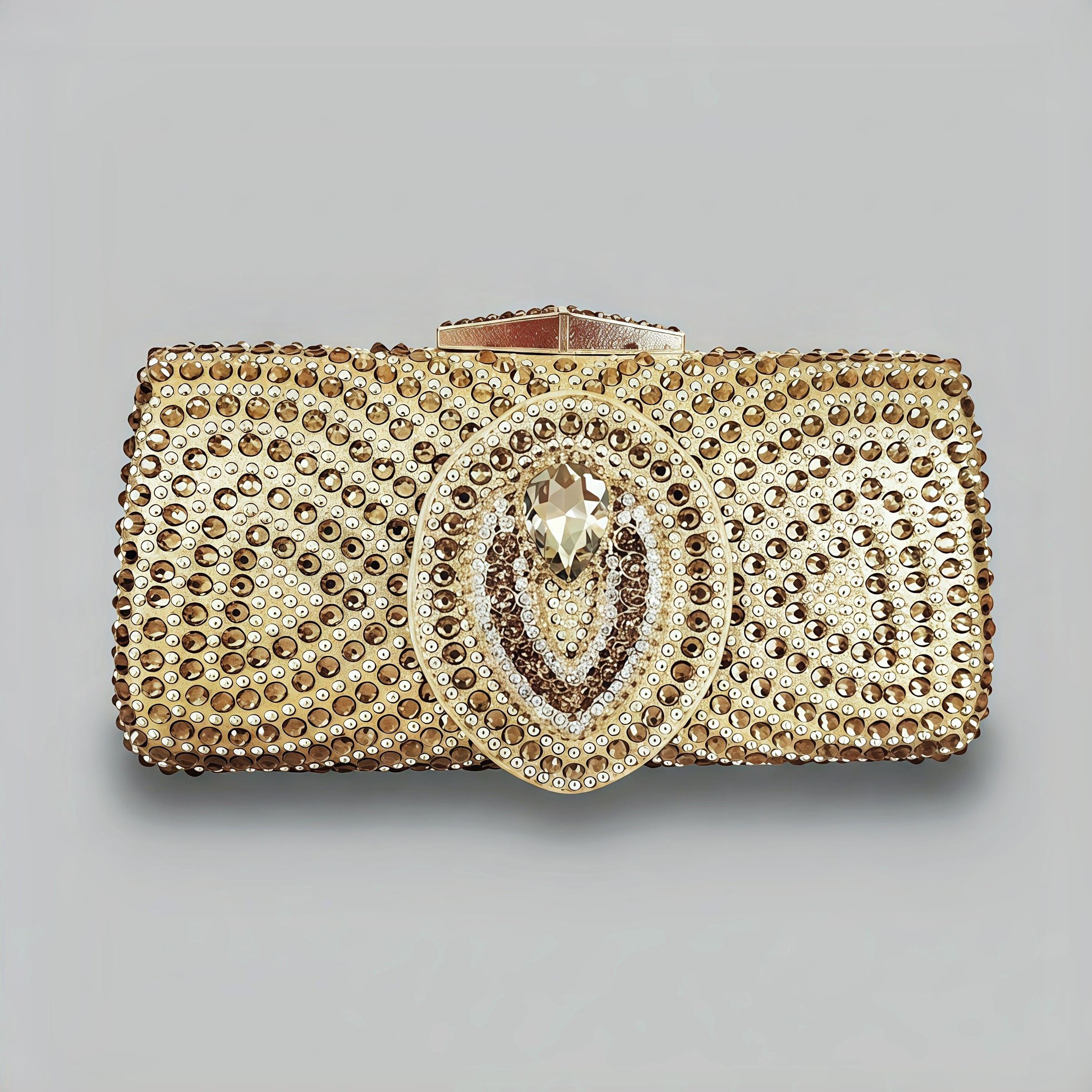 Gold Jeweled Clutch