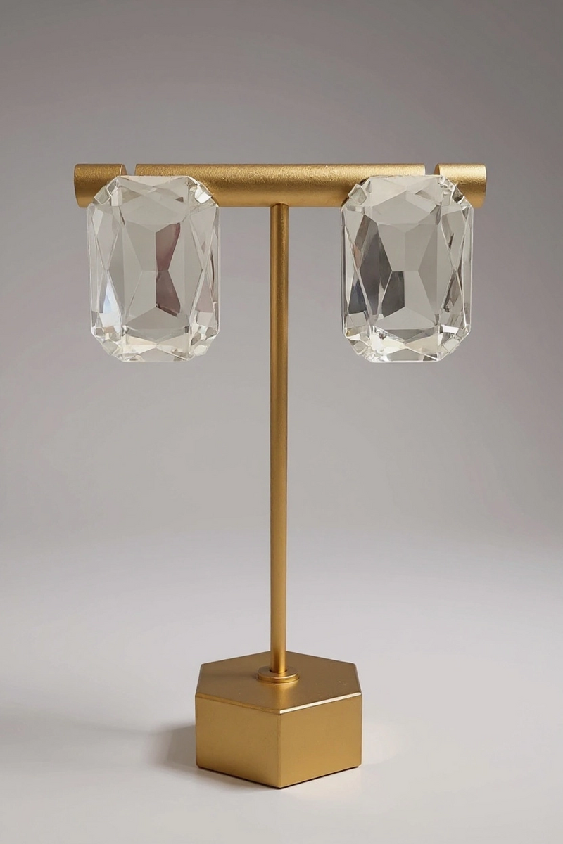 Giant Diamond Stud Earrings