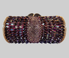 Deep Purple Crystal Clutch