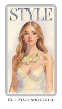 Gold and Ivory Floral Necklace