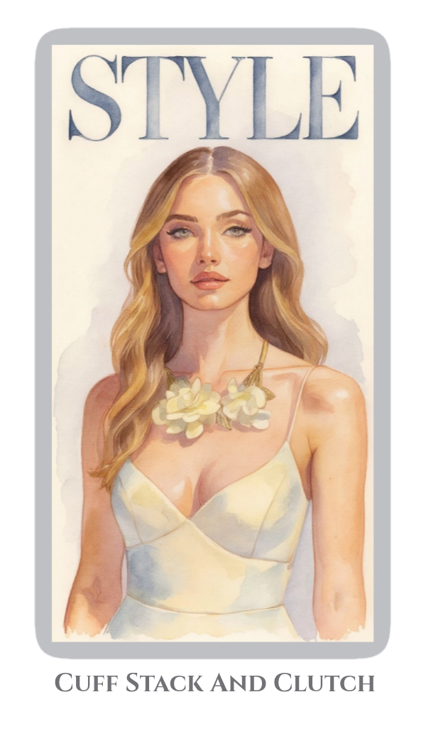 Gold and Ivory Floral Necklace