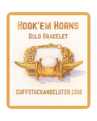 Hook'em Horns Gold Bracelet