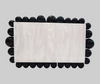 Black and White Bubble Trim Clutch