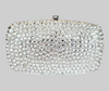 Silver Crystal Clutch