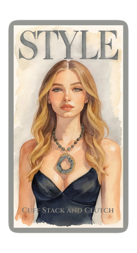 Black and Gold Geode Slice Necklace