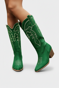 Green Cowboy Boots