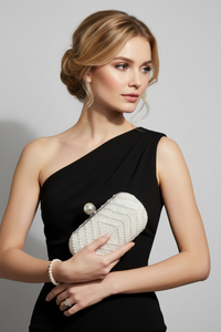 White Pearl Clutch