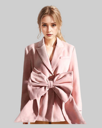 Pink Bow Coat