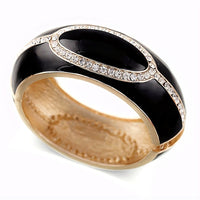 Black Diamond Resin Bracelet